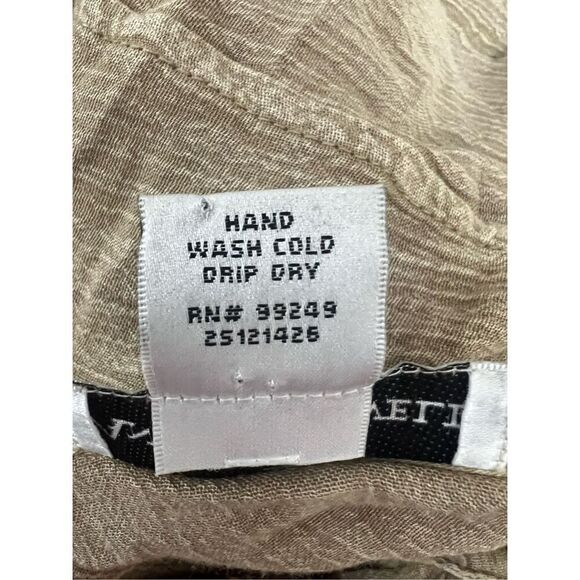 Anna Maxwell Brown Sequined Shift Long Dress Plus Size 3XWP Short Sleeve Boho - Picture 8 of 11